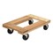 Vestil Tan Hardwood Dolly-Open Deck 1200lb Capacity Non-Marking 16 x 24 HDOF-1624-12-NM - alternate 2